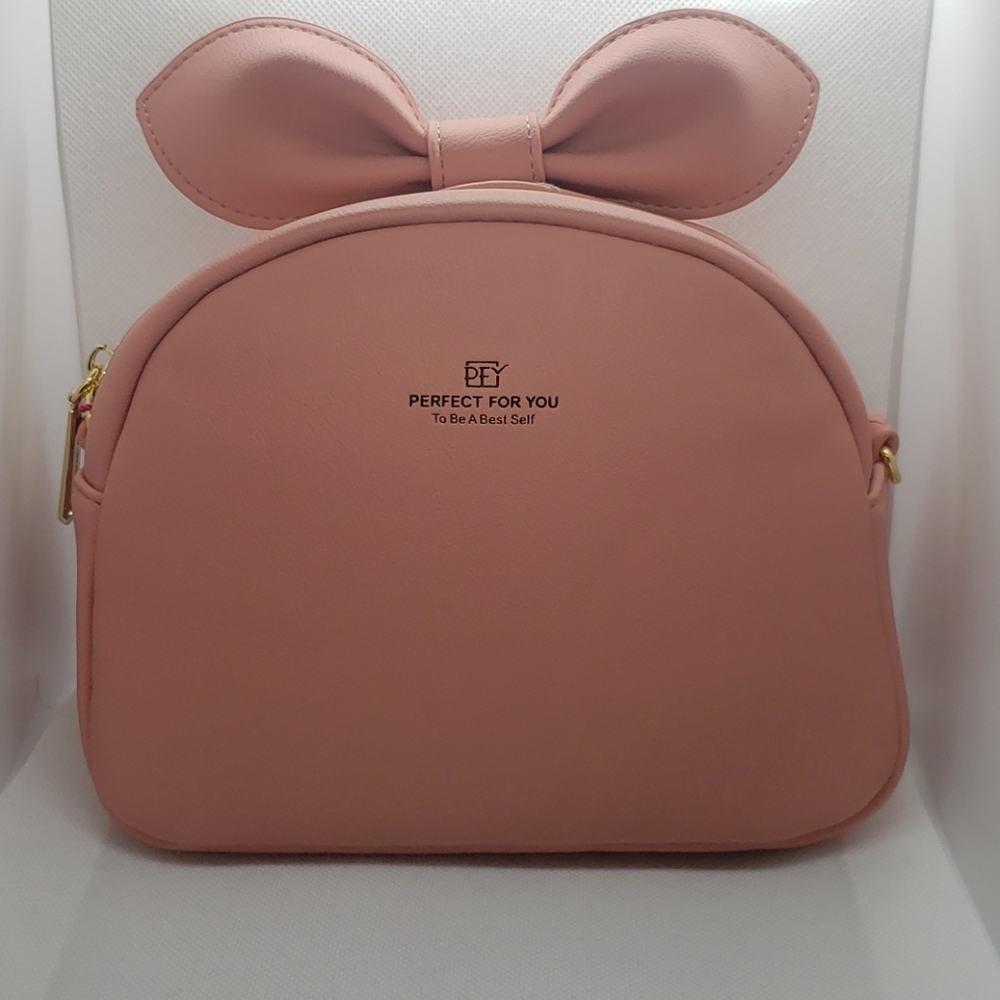 Pink Mini Bag With Bow